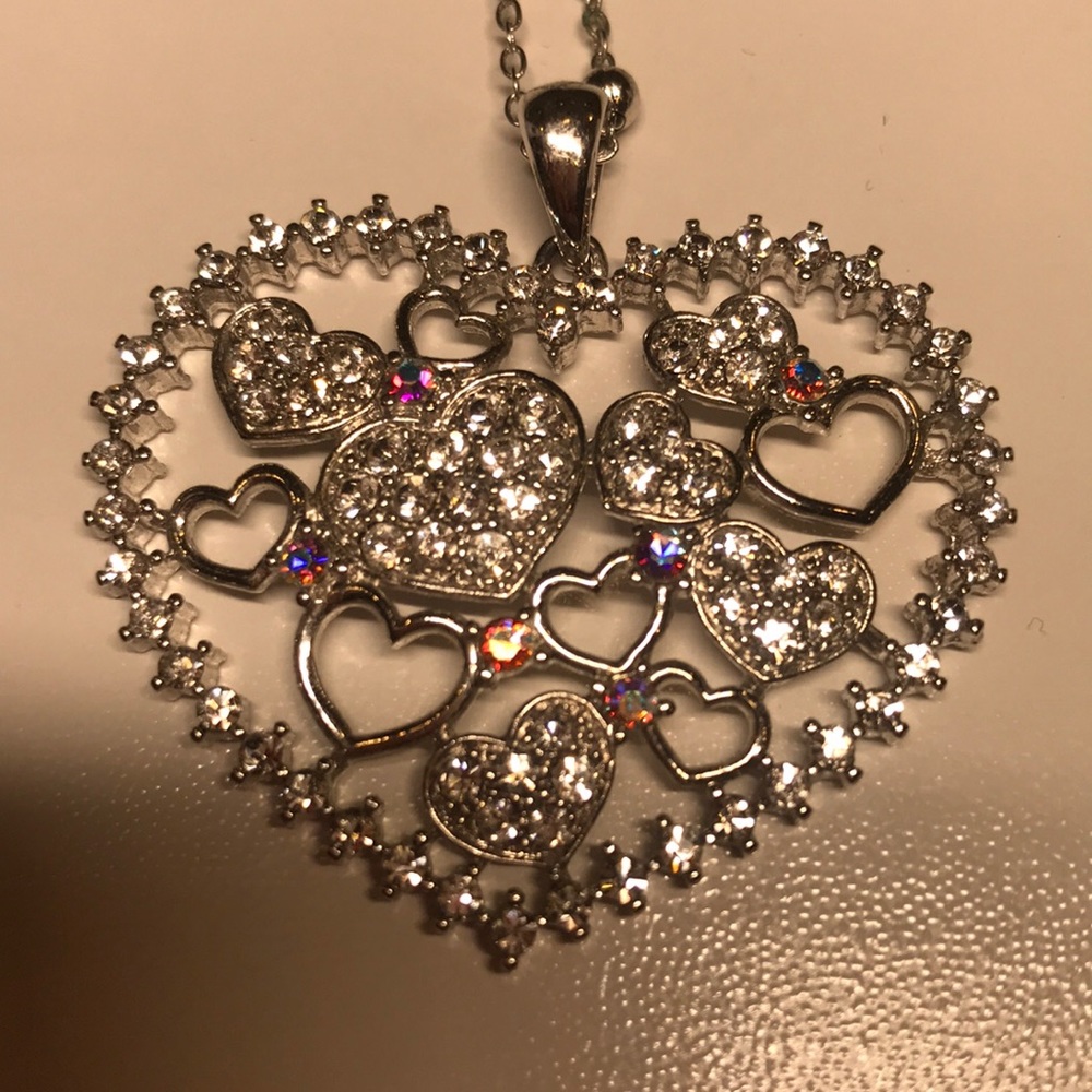 Heart Pendant Necklace (long)